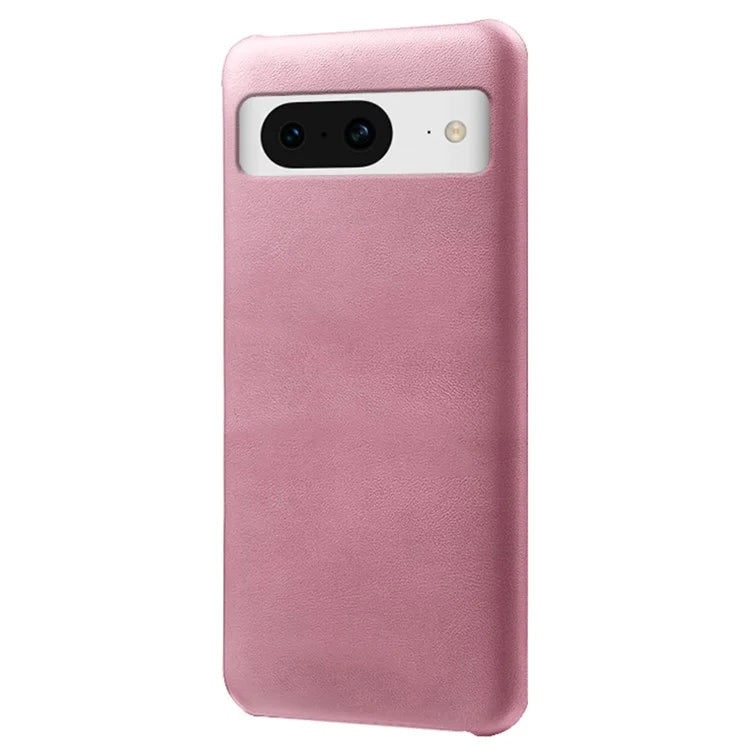 For Google Pixel 8 Phone Case Calf Texture PU Leather Coated PC Back Cover