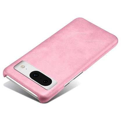 For Google Pixel 8 Phone Case Calf Texture PU Leather Coated PC Back Cover