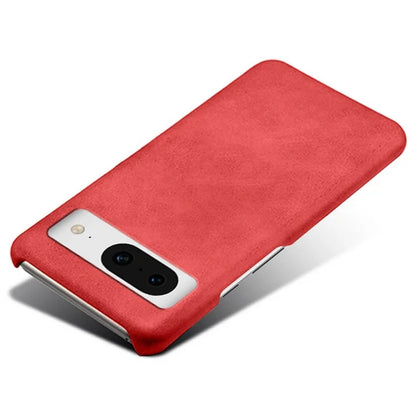 For Google Pixel 8 Phone Case Calf Texture PU Leather Coated PC Back Cover