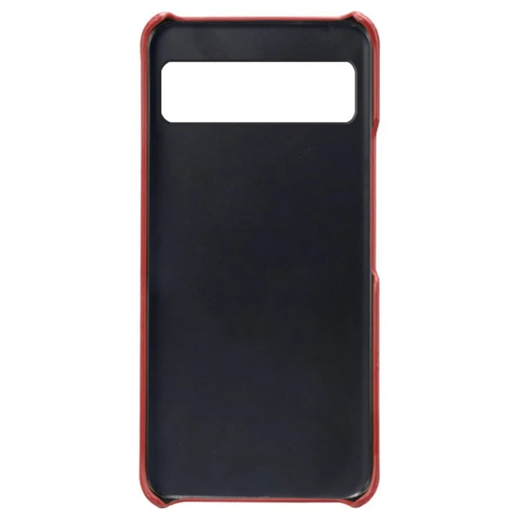 For Google Pixel 8 Phone Case Calf Texture PU Leather Coated PC Back Cover
