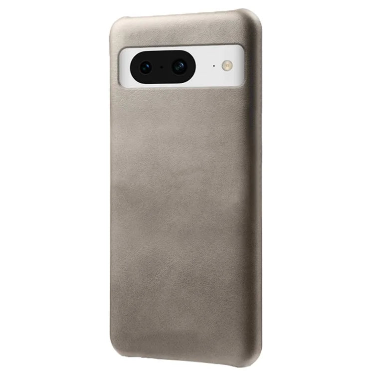 For Google Pixel 8 Phone Case Calf Texture PU Leather Coated PC Back Cover