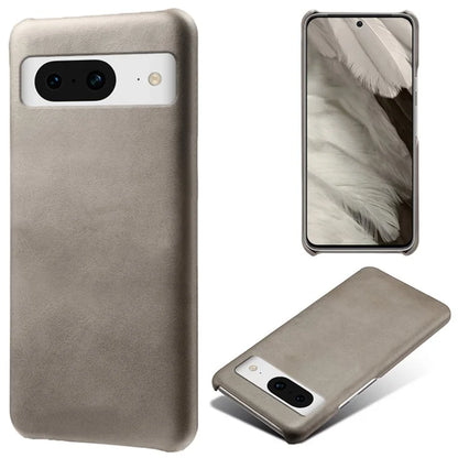 For Google Pixel 8 Phone Case Calf Texture PU Leather Coated PC Back Cover