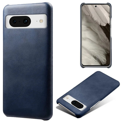 For Google Pixel 8 Phone Case Calf Texture PU Leather Coated PC Back Cover