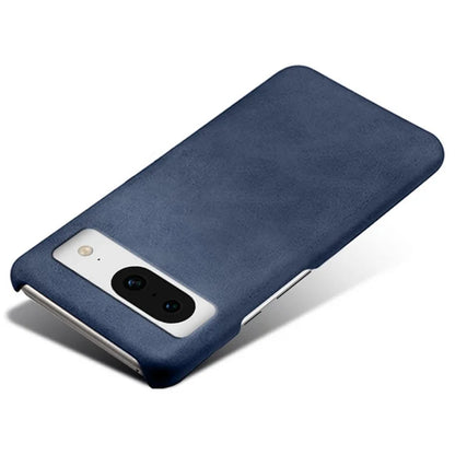 For Google Pixel 8 Phone Case Calf Texture PU Leather Coated PC Back Cover