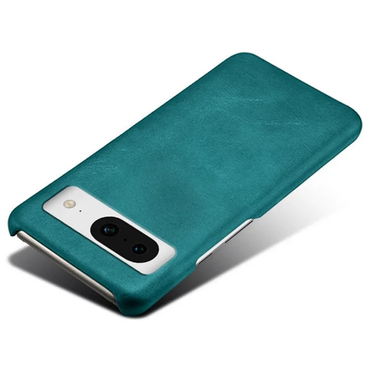 For Google Pixel 8 Phone Case Calf Texture PU Leather Coated PC Back Cover