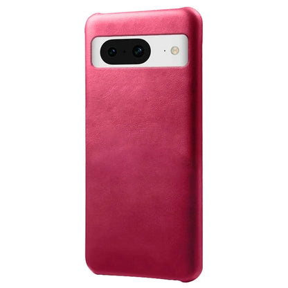 For Google Pixel 8 Phone Case Calf Texture PU Leather Coated PC Back Cover