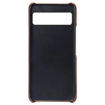 For Google Pixel 8 Phone Case Calf Texture PU Leather Coated PC Back Cover