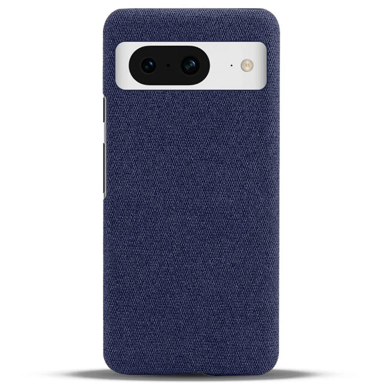 For Google Pixel 8 Case Solid Color Cloth Texture Hard PC Protective Phone Cover