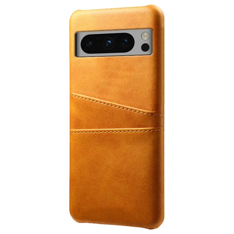 For Google Pixel 8 Pro Slim Case Card Slots PU+PC Phone Cover