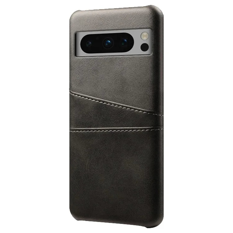 For Google Pixel 8 Pro Slim Case Card Slots PU+PC Phone Cover