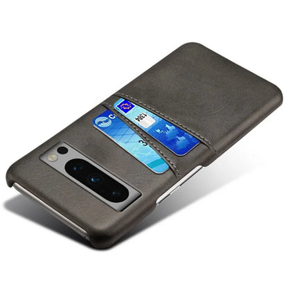 For Google Pixel 8 Pro Slim Case Card Slots PU+PC Phone Cover