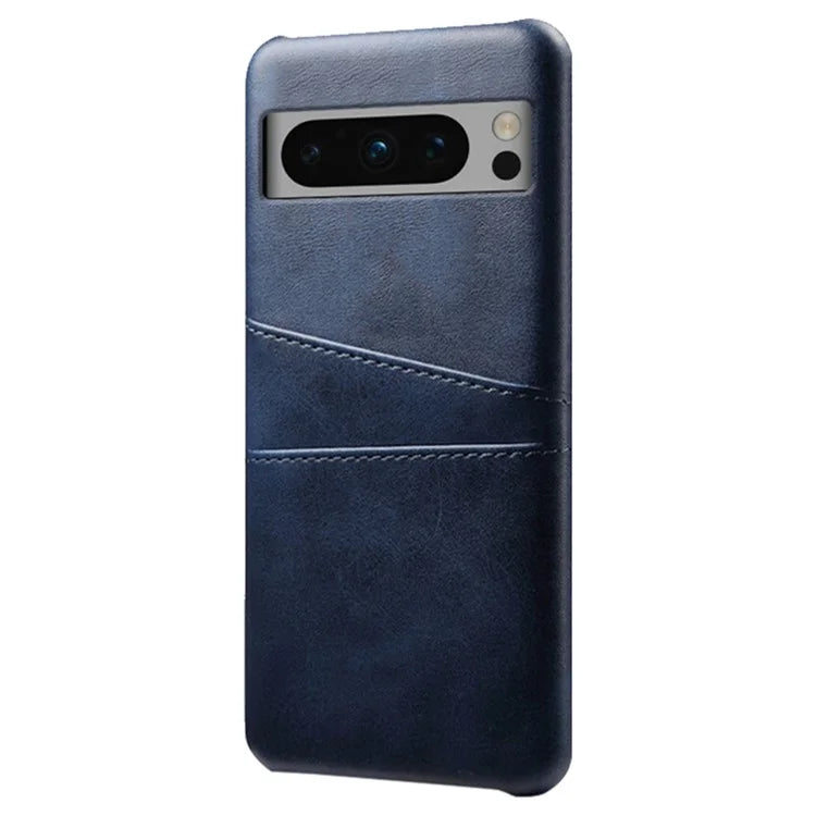 For Google Pixel 8 Pro Slim Case Card Slots PU+PC Phone Cover