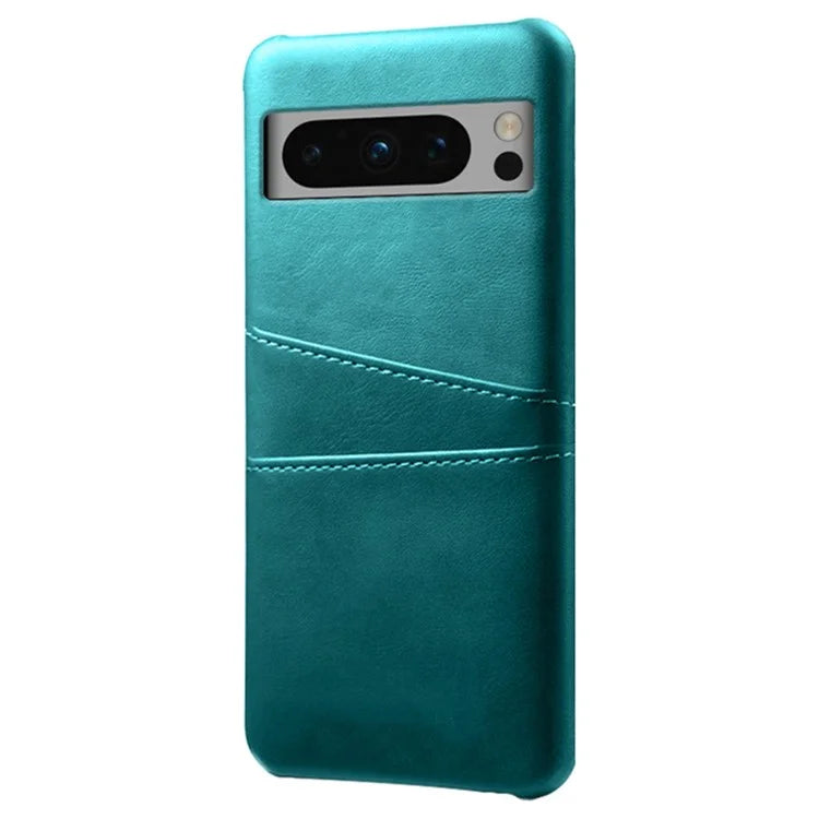 For Google Pixel 8 Pro Slim Case Card Slots PU+PC Phone Cover
