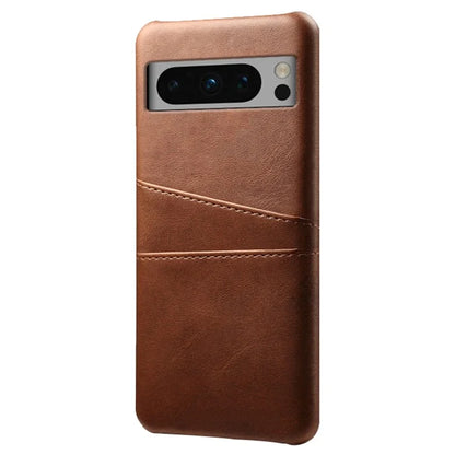 For Google Pixel 8 Pro Slim Case Card Slots PU+PC Phone Cover