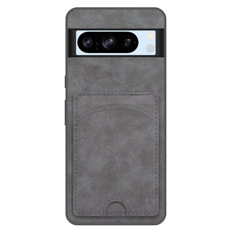 For Google Pixel 8 Pro Case PU Leather Kickstand Card Slots Back Cover