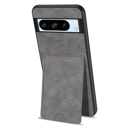 For Google Pixel 8 Pro Case PU Leather Kickstand Card Slots Back Cover