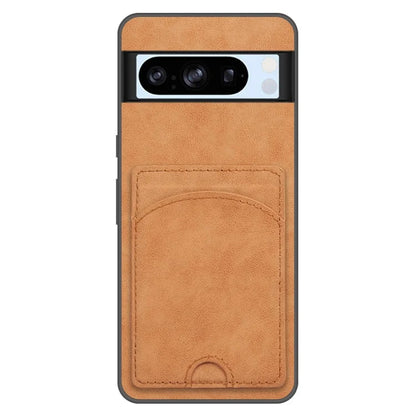 For Google Pixel 8 Pro Case PU Leather Kickstand Card Slots Back Cover