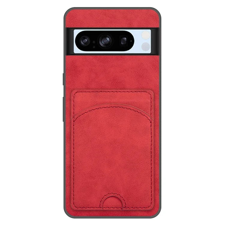 For Google Pixel 8 Pro Case PU Leather Kickstand Card Slots Back Cover