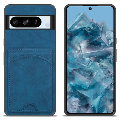 For Google Pixel 8 Pro Case PU Leather Kickstand Card Slots Back Cover