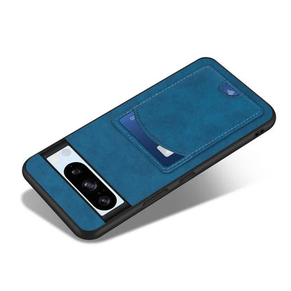 For Google Pixel 8 Pro Case PU Leather Kickstand Card Slots Back Cover