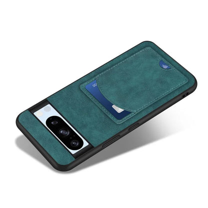 For Google Pixel 8 Pro Case PU Leather Kickstand Card Slots Back Cover