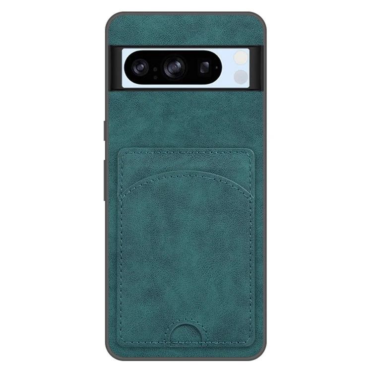 For Google Pixel 8 Pro Case PU Leather Kickstand Card Slots Back Cover