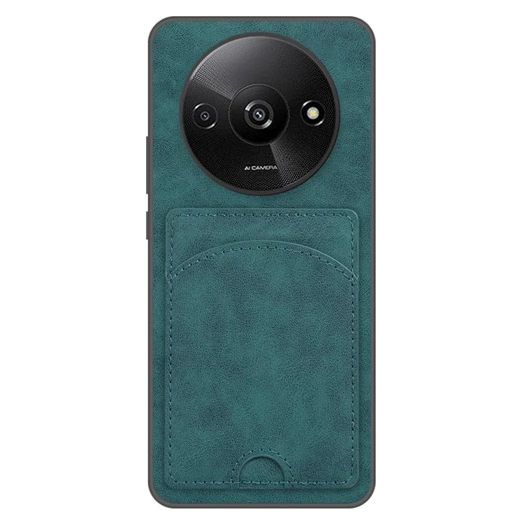 For Xiaomi Redmi A3 / Poco C61 4G Case Card Holder PU+PC+TPU Phone Cover with Kickstand