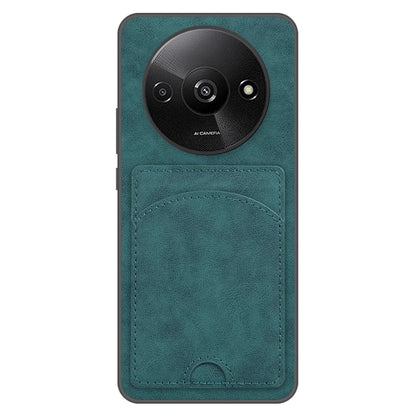 For Xiaomi Redmi A3 / Poco C61 4G Case Card Holder PU+PC+TPU Phone Cover with Kickstand