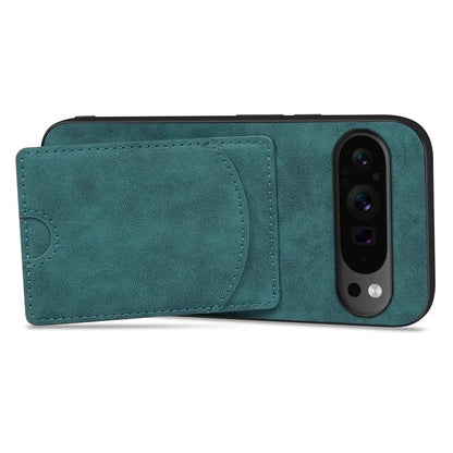 For Google Pixel 9 Pro XL Case with Card Holder PU Leather Coated  PC+TPU Phone Cover