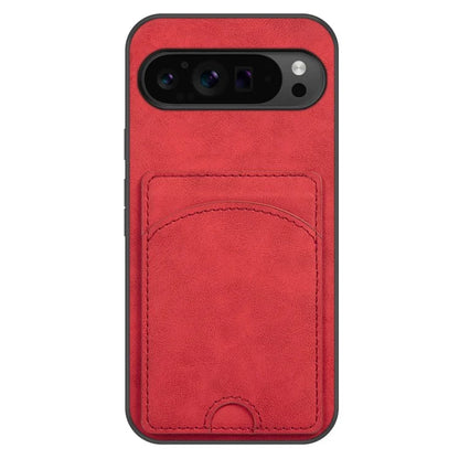 For Google Pixel 9 Pro XL Case with Card Holder PU Leather Coated  PC+TPU Phone Cover