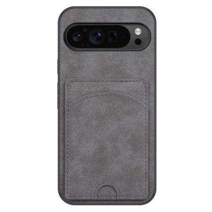 For Google Pixel 9 Pro XL Case with Card Holder PU Leather Coated  PC+TPU Phone Cover