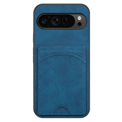 For Google Pixel 9 Pro XL Case with Card Holder PU Leather Coated  PC+TPU Phone Cover
