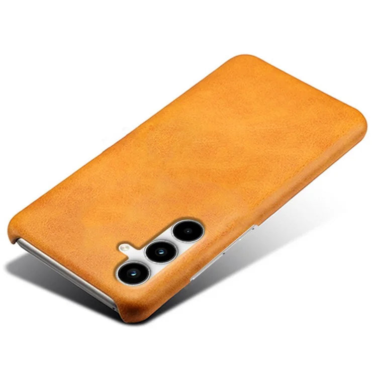 For Samsung Galaxy A15 5G Case Calf Texture PU Leather + PC Hard Phone Cover