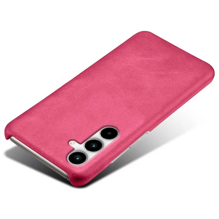 For Samsung Galaxy A15 5G Case Calf Texture PU Leather + PC Hard Phone Cover