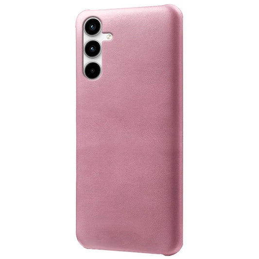 For Samsung Galaxy A15 5G Case Calf Texture PU Leather + PC Hard Phone Cover Gold