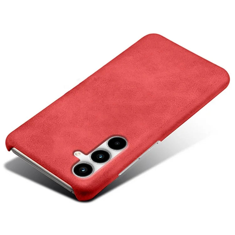 For Samsung Galaxy A15 5G Case Calf Texture PU Leather + PC Hard Phone Cover