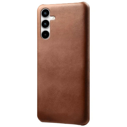 For Samsung Galaxy A15 5G Case Calf Texture PU Leather + PC Hard Phone Cover