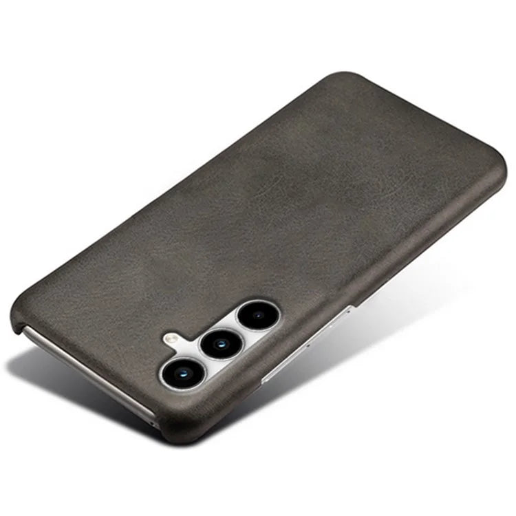 For Samsung Galaxy A15 5G Case Calf Texture PU Leather + PC Hard Phone Cover