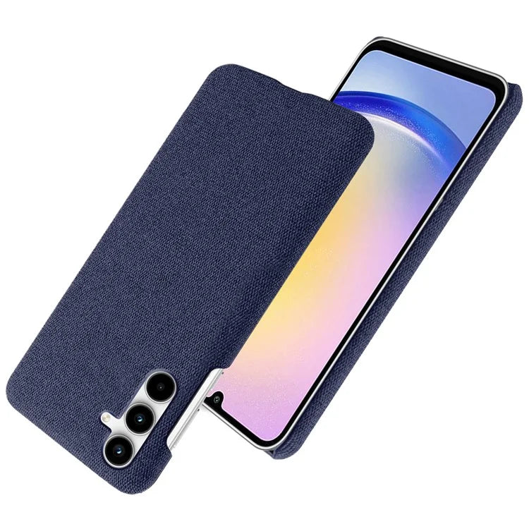 For Samsung Galaxy A25 5G (Global) (161.0 x 76.5 x 8.3mm) Case Cloth+PC Protective Phone Cover