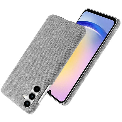 For Samsung Galaxy A25 5G (Global) (161.0 x 76.5 x 8.3mm) Case Cloth+PC Protective Phone Cover