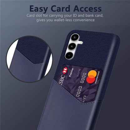 For Samsung Galaxy A25 5G (Global) (161.0 x 76.5 x 8.3mm) Case Card Slot Hard PC Phone Cover