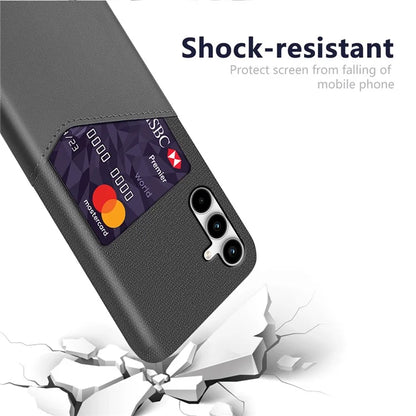 For Samsung Galaxy A25 5G (Global) (161.0 x 76.5 x 8.3mm) Case Card Slot Hard PC Phone Cover