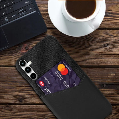 For Samsung Galaxy A25 5G (Global) (161.0 x 76.5 x 8.3mm) Case Card Slot Hard PC Phone Cover