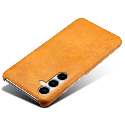 For Samsung Galaxy A25 5G (Global) (161.0 x 76.5 x 8.3mm) Case Leather Coated PC Calf Texture Back Phone Cover