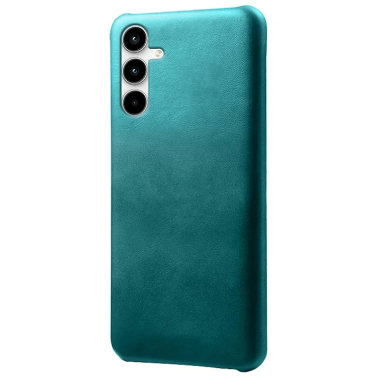 For Samsung Galaxy A25 5G (Global) (161.0 x 76.5 x 8.3mm) Case Leather Coated PC Calf Texture Back Phone Cover