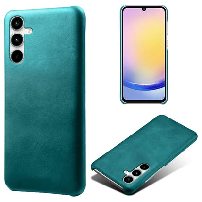 For Samsung Galaxy A25 5G (Global) (161.0 x 76.5 x 8.3mm) Case Leather Coated PC Calf Texture Back Phone Cover