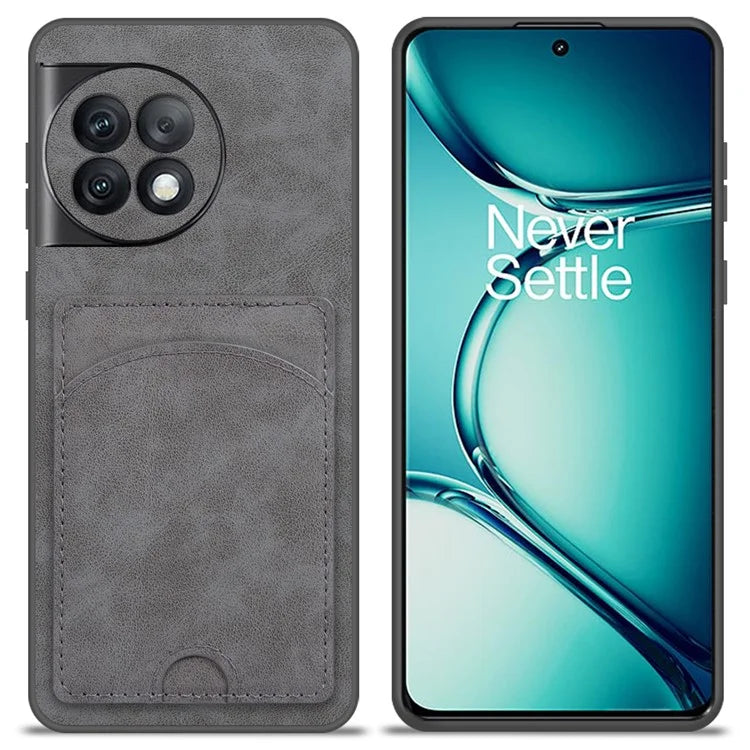 For OnePlus Ace 2 Pro 5G Case PU Leather Shockproof Back Cover with Card Holder Kickstand