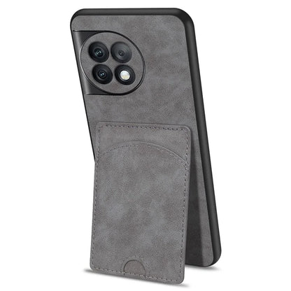 For OnePlus Ace 2 Pro 5G Case PU Leather Shockproof Back Cover with Card Holder Kickstand