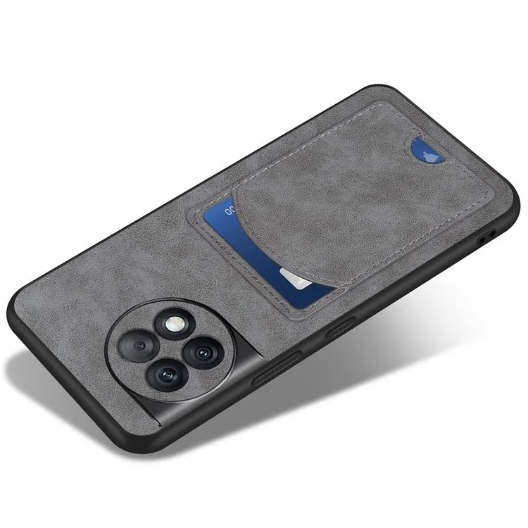 For OnePlus Ace 2 Pro 5G Case PU Leather Shockproof Back Cover with Card Holder Kickstand