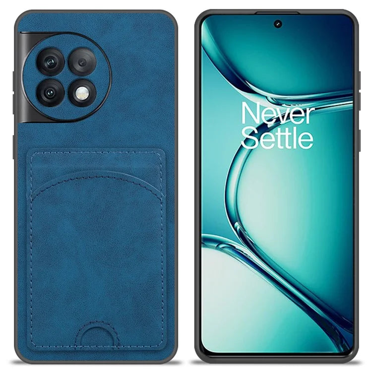 For OnePlus Ace 2 Pro 5G Case PU Leather Shockproof Back Cover with Card Holder Kickstand